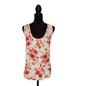 SHEER FLORAL TANK TOP